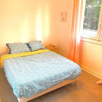 Long-term rental near Paris — 2-room 40 m² apartment with small balcony on the ground floor in Villers-sur-Mer