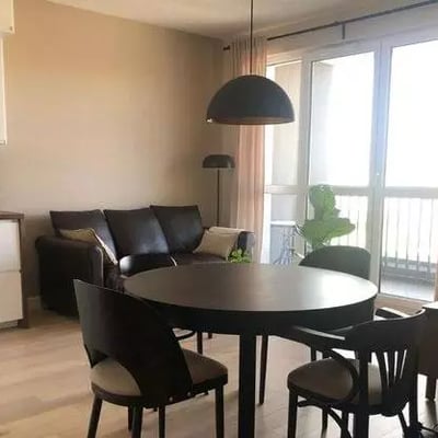 Long-term rental in Warsaw — 3-room 56 m² apartment with balcony and air conditioning on Pieskowa Skała Street, Ursynów