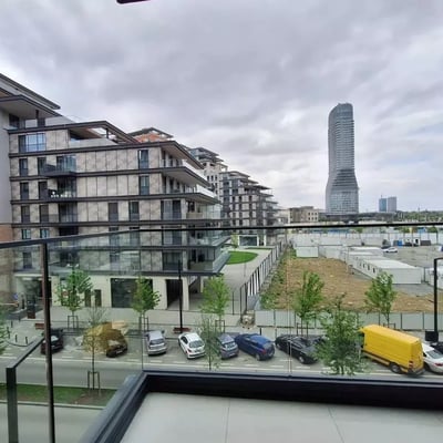 Long-term rental in Belgrade — brand new 2-room 59 m² apartment with balcony in BW Eterna