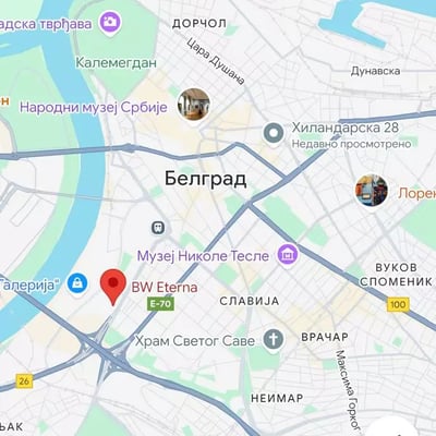 Long-term rental in Belgrade — brand new 2-room 59 m² apartment with balcony in BW Eterna