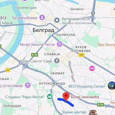 Long-term rental in Belgrade — 54 m² two-room apartment with balcony and appliances in Voždovac district