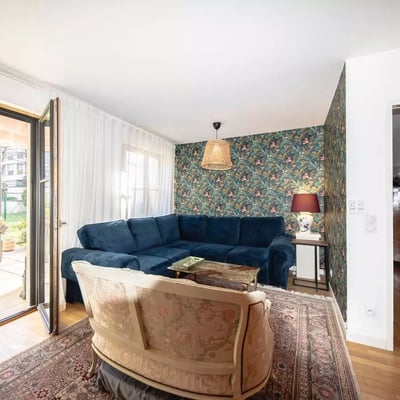 Long-term rental in France — 90 m², 3-room apartment with garden and elevator in Reuil-Malmaison (Paris suburb)