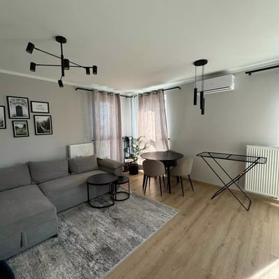 Long-term rental of a modern 54 m² 2-room apartment with a balcony in the quiet Mistrzejowice area, Krakow