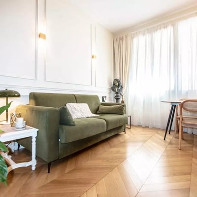 Long-term rental of a 35 m² 2-room apartment on Villa Jean Jaurès, Clichy — near Paris