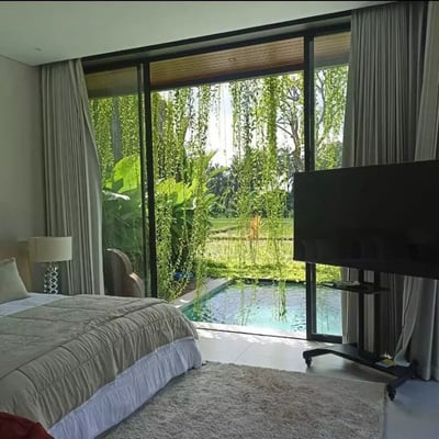 Long-term rental of a brand-new villa with rice field view in Batuan area, Ubud