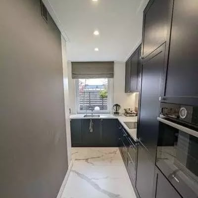 Spacious four-room apartment with 60 m² terrace and walk-in closet for long-term rent in Bielany, Warsaw