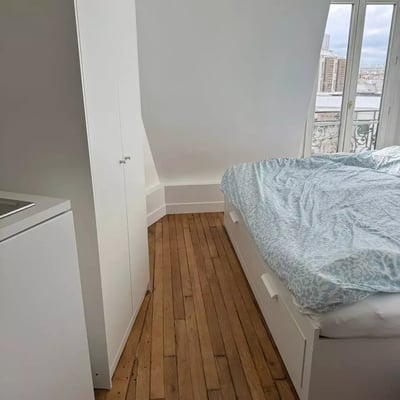 Alquiler a largo plazo de estudio, 12 m², París, distrito 15