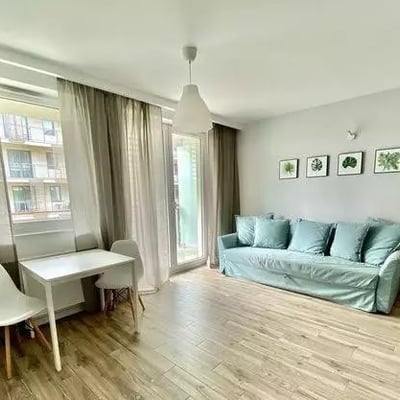 Long-term rent studio with balcony in quiet area, Żabiniec, Krakow