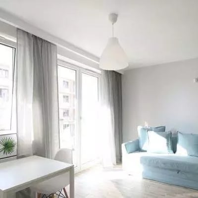 Long-term rent studio with balcony in quiet area, Żabiniec, Krakow