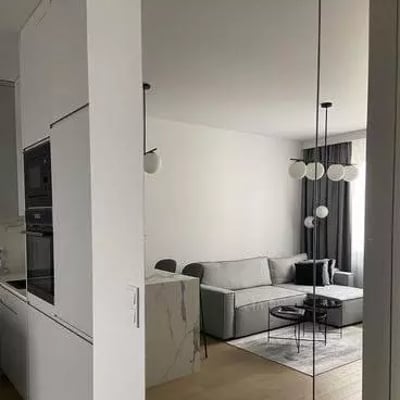 Long-term rental of a 54 m² flat with balcony and AC in Praga-Północ, Warsaw, Poland