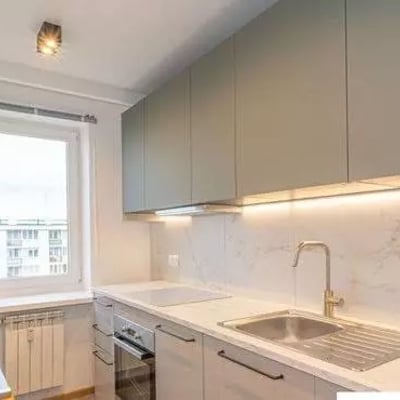Long-term rental 47 m² 2-room apartment with balcony and AC, Wola, Warsaw