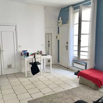 Long-term rental of a 35 m² 2-room apartment in central Paris, France