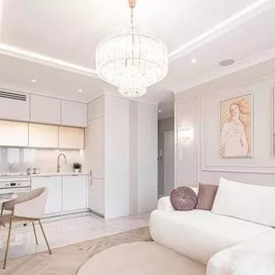 Langzeitmiete 2-Zimmer-Wohnung 45 m² mit Balkon, Puławska Straße, Mokotów, Warschau, Polen