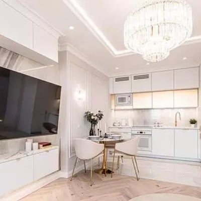 Langzeitmiete 2-Zimmer-Wohnung 45 m² mit Balkon, Puławska Straße, Mokotów, Warschau, Polen