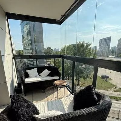 Langzeitmiete 3-Zimmer-Wohnung 63 m² in Mokotów, Warschau, Polen