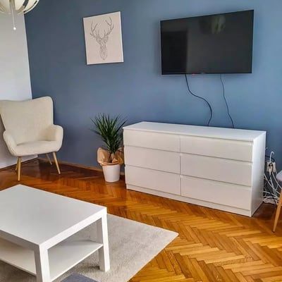 Long-term rental in Belgrade, Serbia: a cozy one-bedroom apartment in Zvezdara, 50 m²