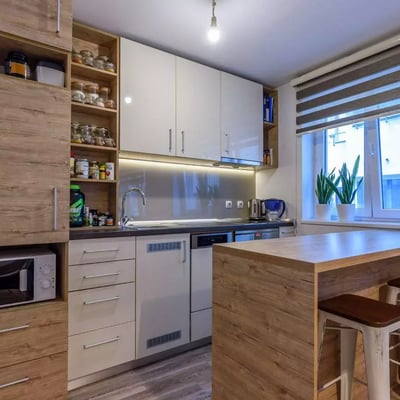 Location longue durée à Belgrade, Serbie appartement de deux pièces près du centre-ville, 46 m²
