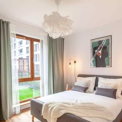 Langzeitmiete einer 2-Zimmer-Wohnung mit 42 m² in Warschau, Polen