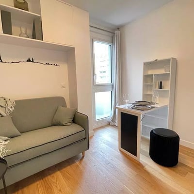 Langzeitmiete eines Studios mit 12 m² in Paris, Frankreich