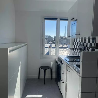 Долгосрочная аренда студии 12 м² в Париже, Франция