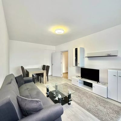 Langzeitmiete einer 2-Zimmer-Wohnung mit Balkon in Bukarest, Rumänien