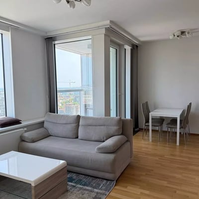 Langzeitmiete einer 1-Zimmer-Wohnung mit 42 m² in Bratislava, Slowakei