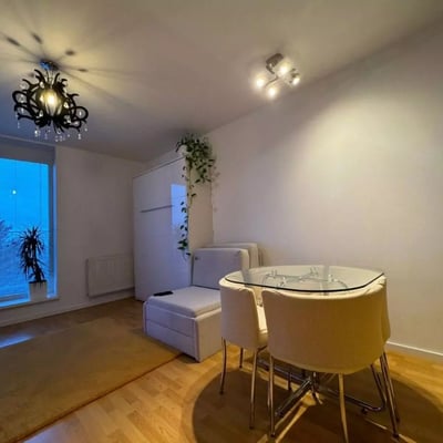 Long-Term rental 1-room apartment with balcony and garage in Nové Mesto, Bratislava, Slovakia