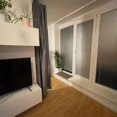 Long-Term rental 1-room apartment with balcony and garage in Nové Mesto, Bratislava, Slovakia