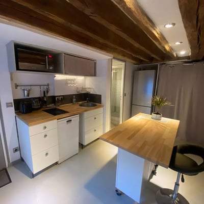 Location longue durée d’un studio de 35 m² à Paris, France