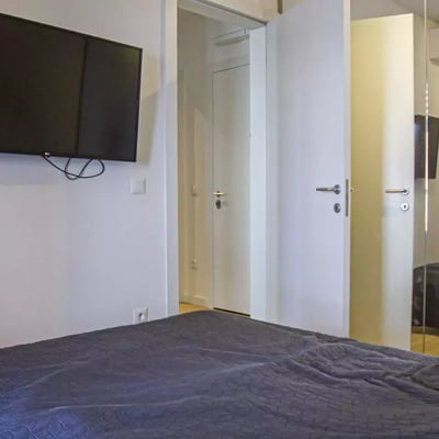 Location longue durée d’un appartement de 2 pièces de 40 m² dans une résidence haut de gamme, Belgrade, Serbie