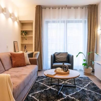 Long-term rental of a 2-room apartment 43m² close to the city center, Wrocław, Poland