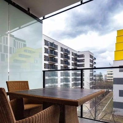 Langfristige Vermietung einer 2-Zimmer-Wohnung mit 52m² im Stadtteil Mokotów, Warschau, Polen