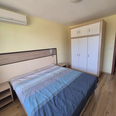 Long-term rental of a 2-room apartment with sea view, Varna, Alen Mak quarter, Bulgaria