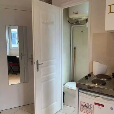 Long-term rental of 10 m² studio, 15th arrondissement, Paris, France