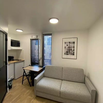 Long-term rental of 12 m² studio, 15th arrondissement, Paris, France