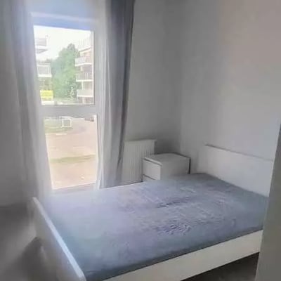 Long-term rent 3-room apartment with balcony in Fabryczna district, Wrocław, Poland