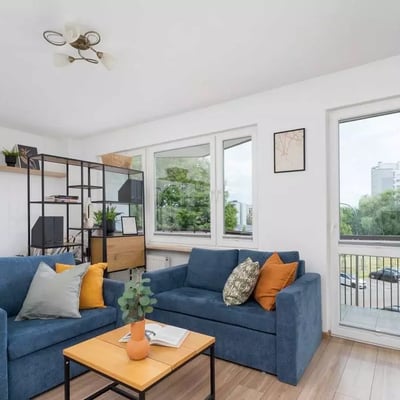 Long-term rent: 1-room apartment 33 m² in Prądnik Czerwony, Krakow, Poland