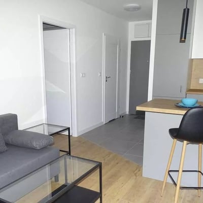 Long-term rental 2-room apartment 42 m², Wrocław, Poland