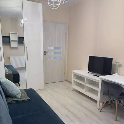 Long-term rental 2-room apartment, 40 m², Port Popowice district, Wrocław, Poland