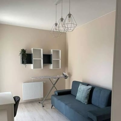 Long-term rental 2-room apartment, 40 m², Port Popowice district, Wrocław, Poland
