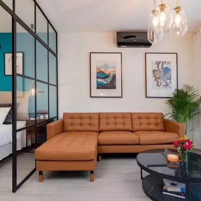 Langzeitmiete einer 2-Zimmer-Wohnung mit 48 m² in Dębniki, Krakau, Polen