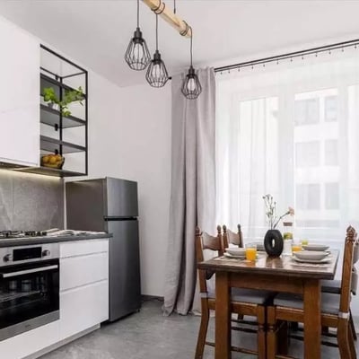 Langzeitmiete einer 2-Zimmer-Wohnung mit 44 m² im Zentrum von Krakau, Polen