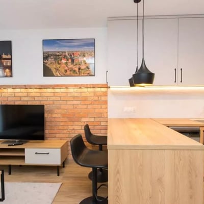 Langzeitmiete einer 2-Zimmer-Wohnung mit 32 m² in Przedmieście Warszawskie, Krakau, Polen