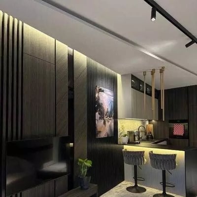 Langzeitmiete einer Designerwohnung mit 30 m² in Krakau, Polen