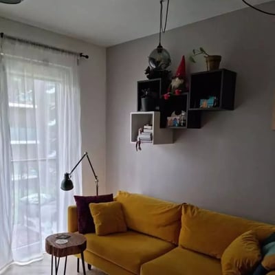 Langfristige Vermietung einer 40 m² großen Wohnung im Stadtteil Kępa Mieszczańska, Breslau, Polen