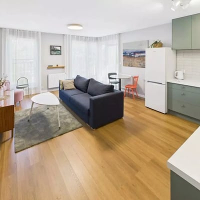 Langfristige Vermietung einer 57 m² großen 3-Zimmer-Wohnung im Stadtteil Krowodrza, Krakau, Polen