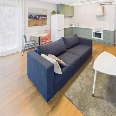 Langfristige Vermietung einer 57 m² großen 3-Zimmer-Wohnung im Stadtteil Krowodrza, Krakau, Polen