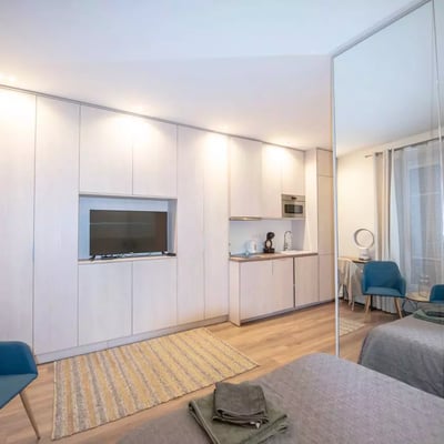 Long-term rental of 28 m² studio, Paris, France
