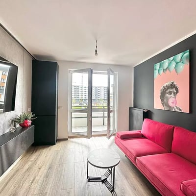 Location longue durée d’un appartement 2 pièces — quartier Tracturu, Brașov, Roumanie