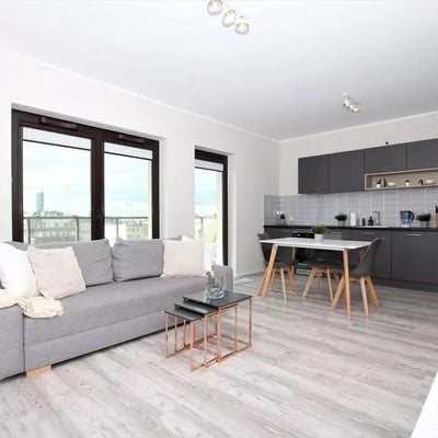 Langzeitmiete einer 2-Zimmer-Wohnung 44 m² — Breslau, Polen